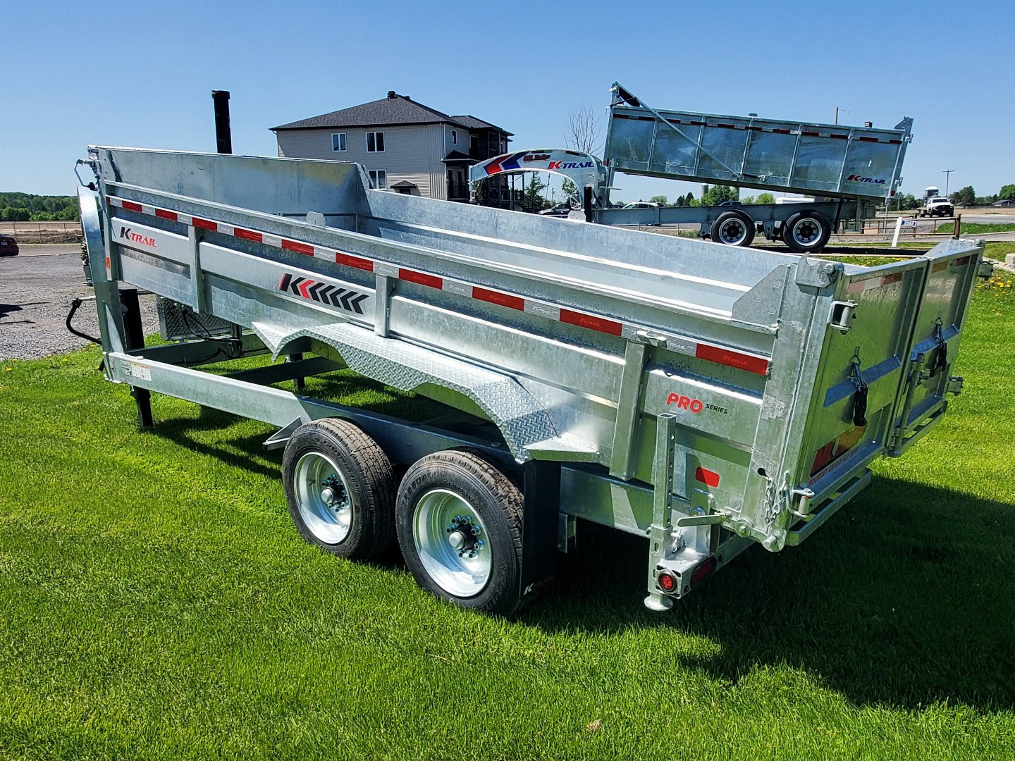 New 2025 K Trail 7 x 16 HD Expert Series 18700LBS Gooseneck Dump Trailer