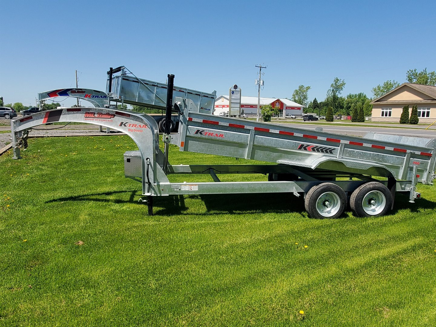 New 2025 K Trail 7 x 16 HD Expert Series 18700LBS Gooseneck Dump Trailer