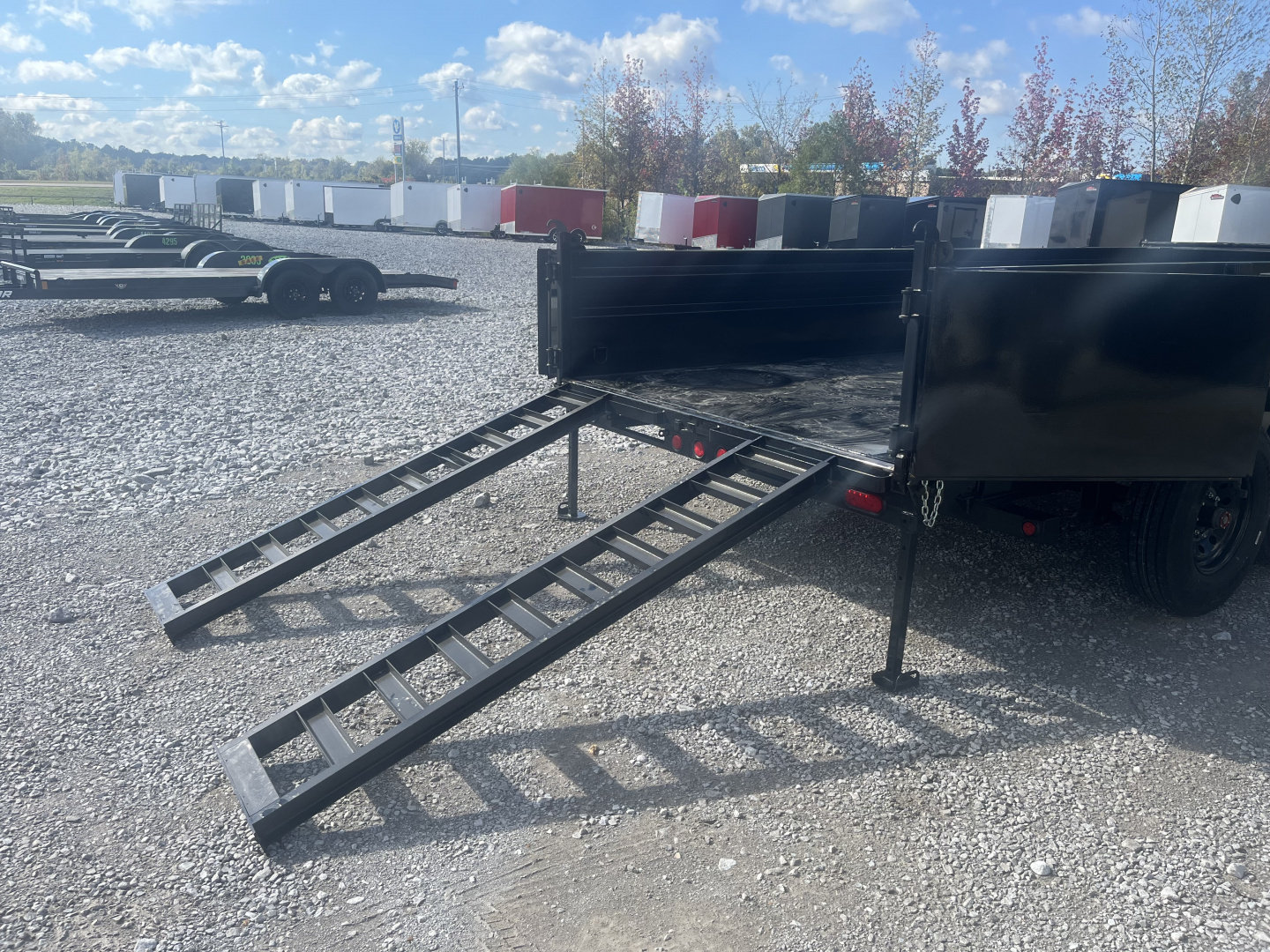 New 2026 PJ Trailers 83"X16' LOW PRO DUMP TRAILER W/8K AXLES (16K)