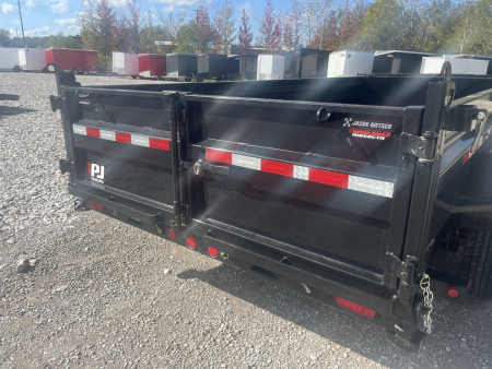 New 2026 PJ Trailers 83"X16' LOW PRO DUMP TRAILER W/8K AXLES (16K)