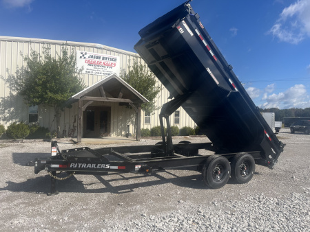New 2026 PJ Trailers 83 X16' LOW PRO DUMP TRAILER W/8K AXLES (16K)