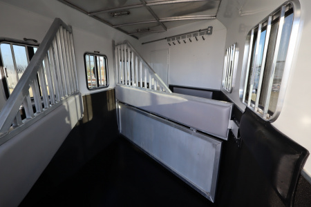 Used 2013 Bison Trailers 3 Horse LQ Horse Trailer