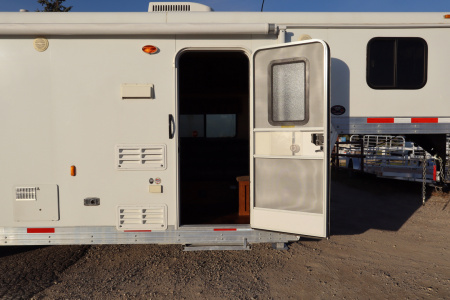 Used 2013 Bison Trailers 3 Horse LQ Horse Trailer