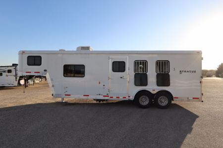 Used 2013 Bison Trailers 3 Horse LQ Horse Trailer