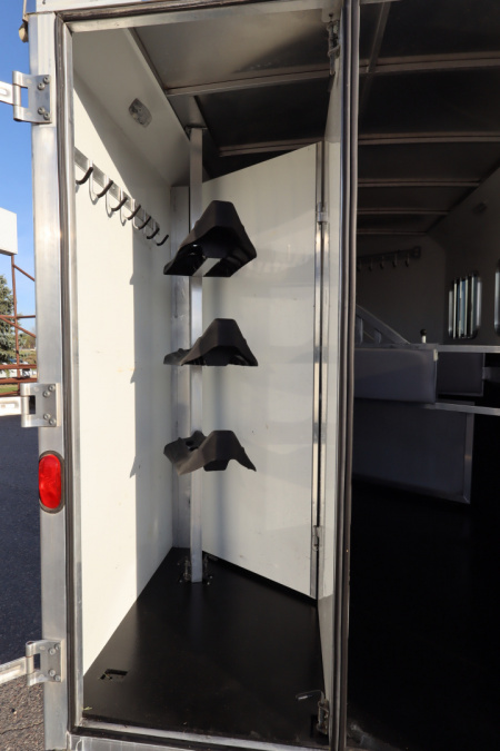 Used 2013 Bison Trailers 3 Horse LQ Horse Trailer