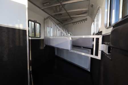 Used 2013 Bison Trailers 3 Horse LQ Horse Trailer