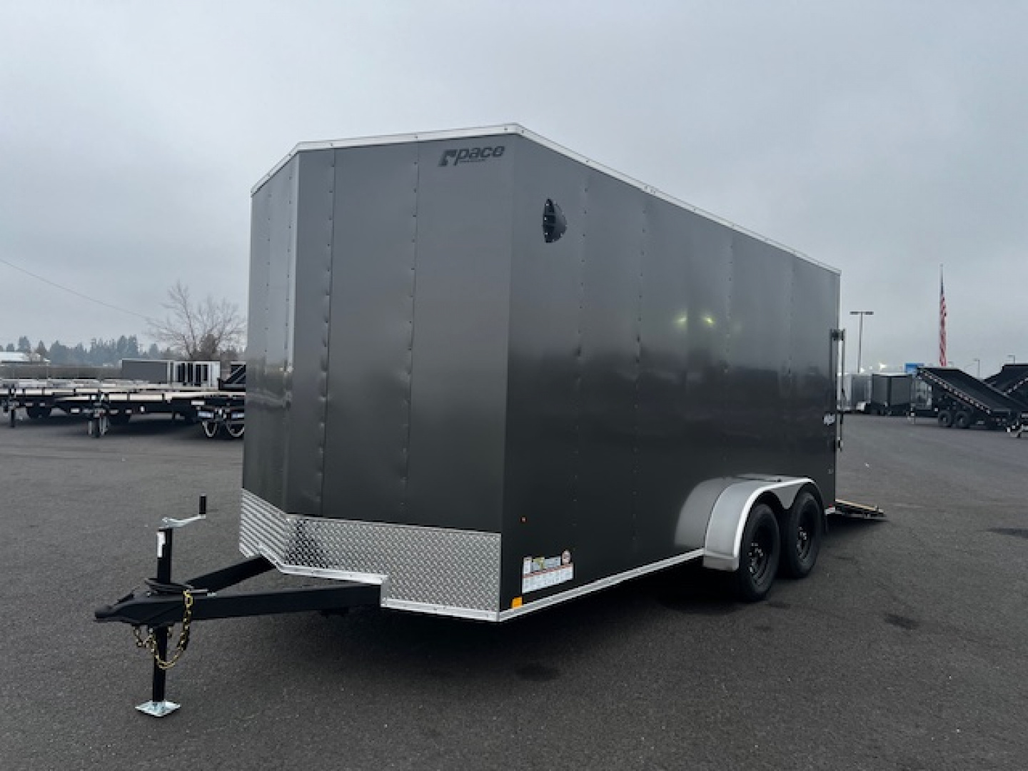 New 2026 Pace American 7x16 7k GVWR Enclosed Trailer