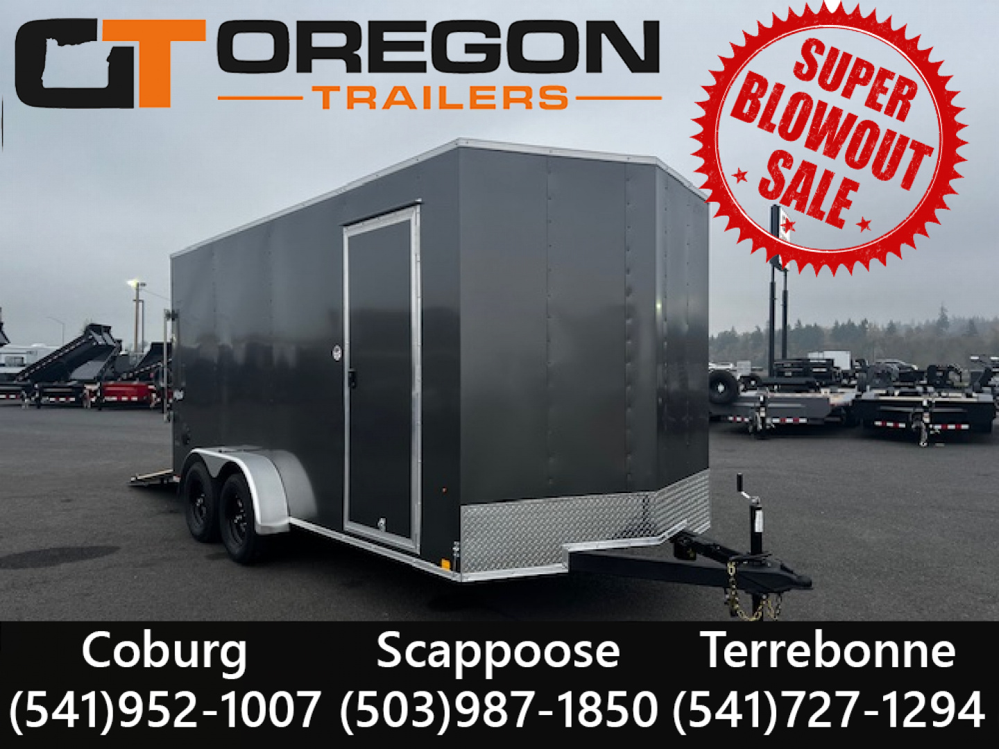 New 2026 Pace American 7x16 7k GVWR Enclosed Trailer