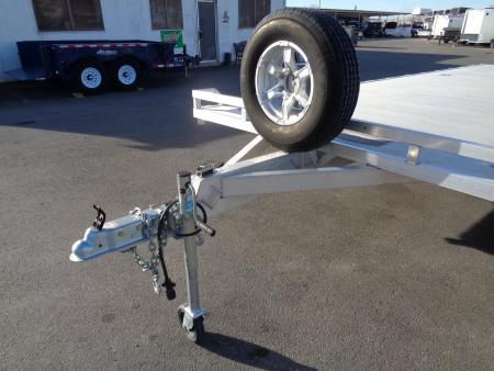 Used 2022 Aluma * 1026H * 26Ft Tandem Axle Deck Over 10k Aluminum Utility Trailer