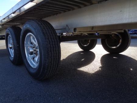 Used 2022 Aluma * 1026H * 26Ft Tandem Axle Deck Over 10k Aluminum Utility Trailer