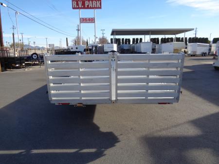 Used 2022 Aluma * 1026H * 26Ft Tandem Axle Deck Over 10k Aluminum Utility Trailer