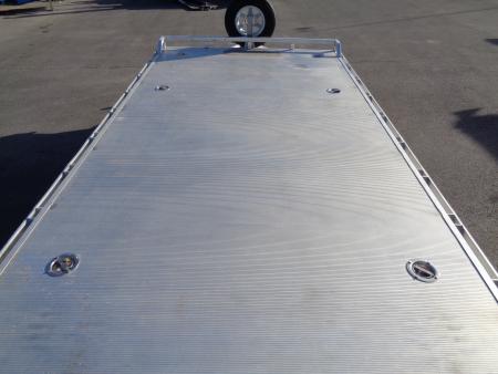 Used 2022 Aluma * 1026H * 26Ft Tandem Axle Deck Over 10k Aluminum Utility Trailer