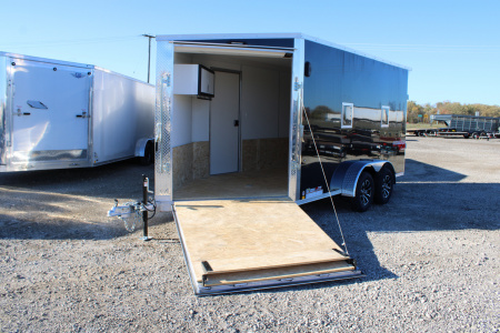 New 2026 Impact Trailers 7.5X19 + 12  R ALL SPORT Snowmobile Trailer