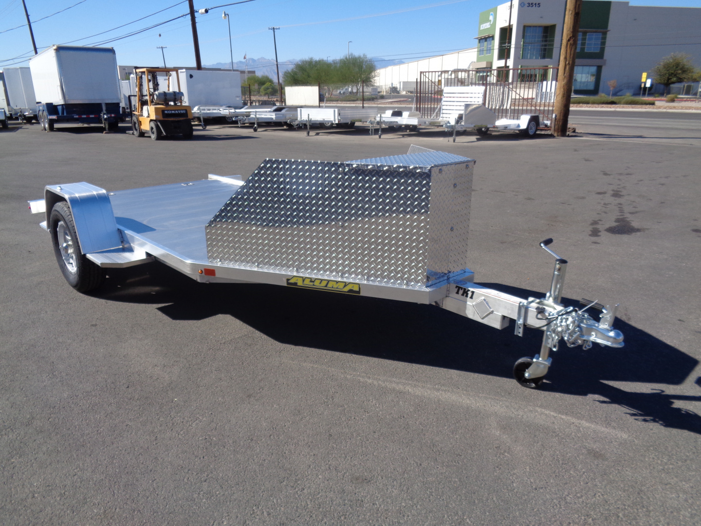 New 2026 Aluma * TK1 * Single Axle Tricycle/Motorcycle Trailer