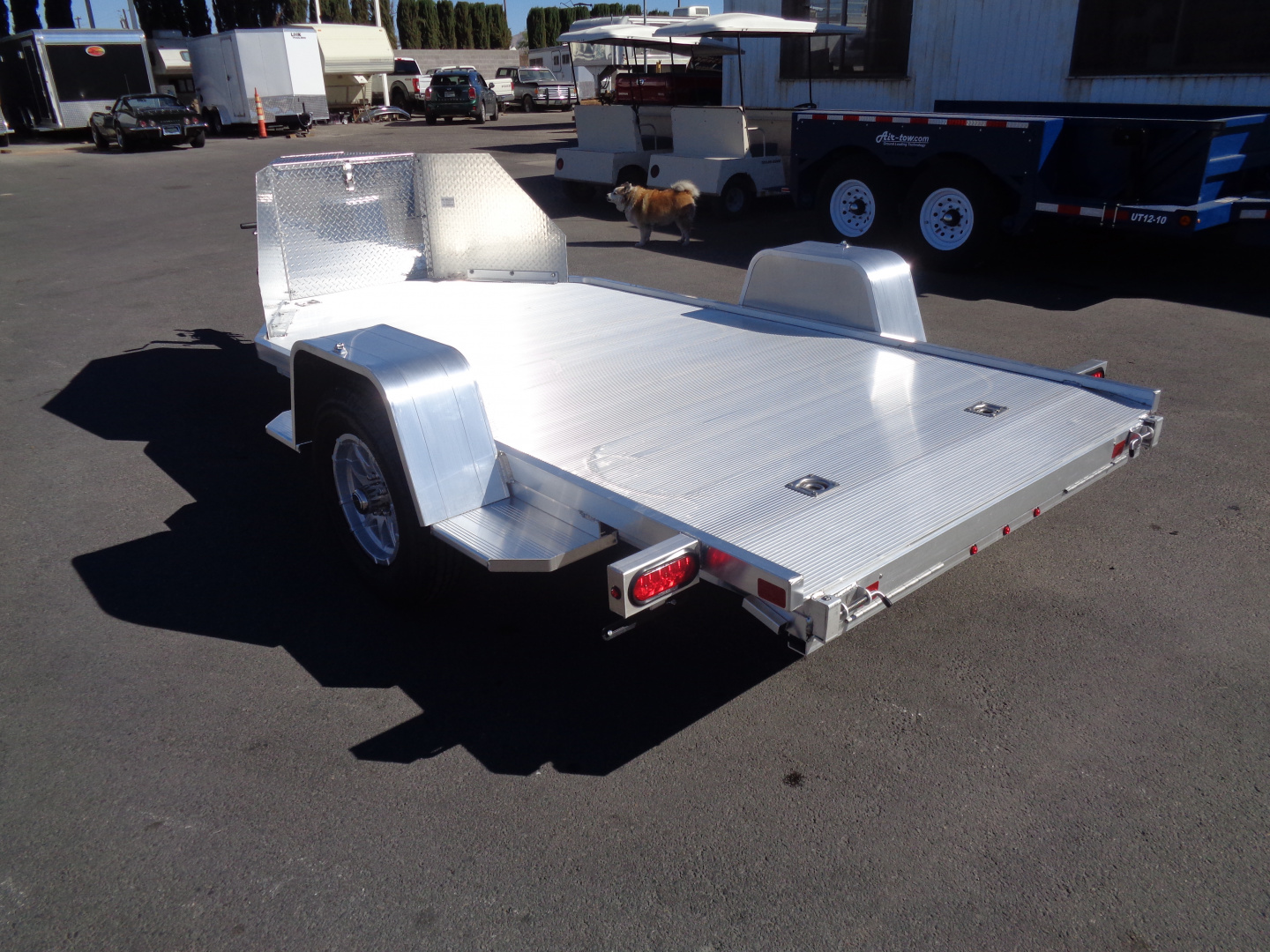 New 2026 Aluma * TK1 * Single Axle Tricycle/Motorcycle Trailer
