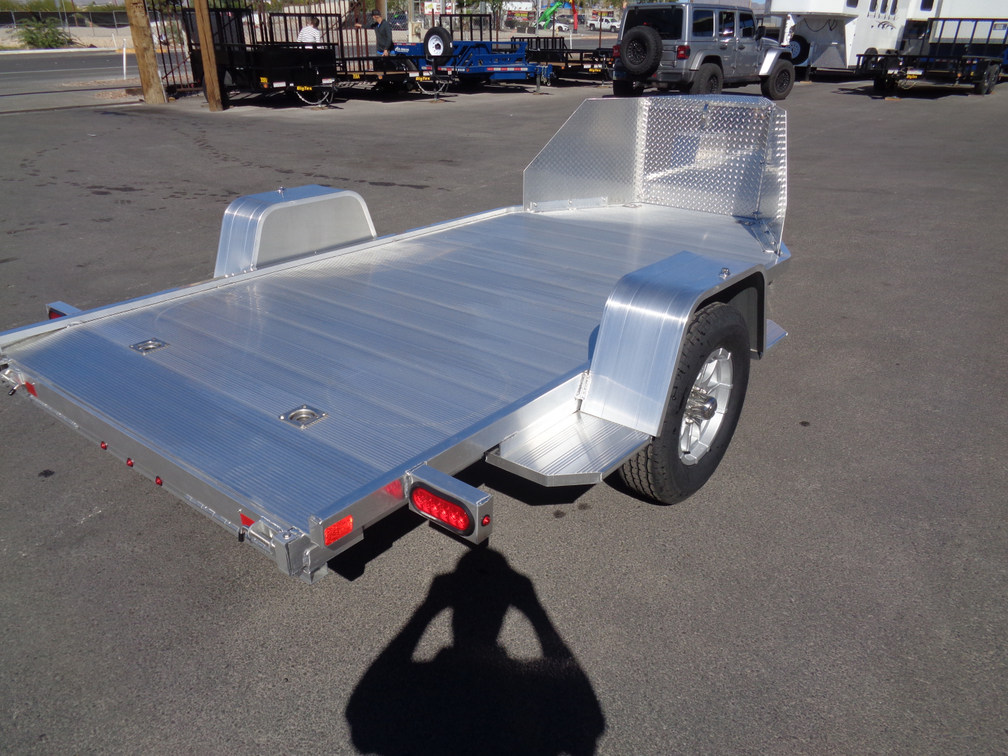 New 2026 Aluma * TK1 * Single Axle Tricycle/Motorcycle Trailer