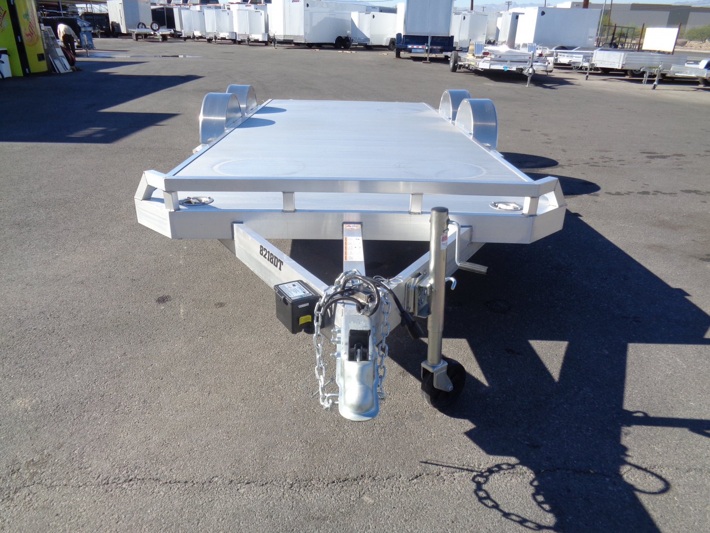 New 2026 Aluma * 8218 DT * 18Ft Tandem Axle 7k Aluminum Car Hauler w/ Spread Axles