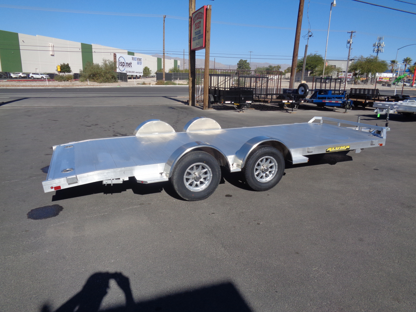 New 2026 Aluma * 8218 DT * 18Ft Tandem Axle 7k Aluminum Car Hauler w/ Spread Axles