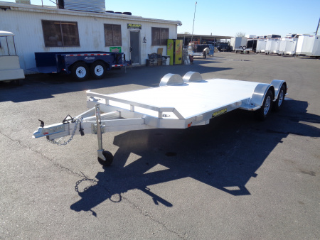 New 2026 Aluma * 8218 DT * 18Ft Tandem Axle 7k Aluminum Car Hauler w/ Spread Axles
