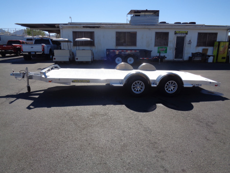 New 2026 Aluma * 8218 DT * 18Ft Tandem Axle 7k Aluminum Car Hauler w/ Spread Axles