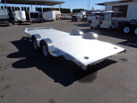 New 2026 Aluma * 8218 DT * 18Ft Tandem Axle 7k Aluminum Car Hauler w/ Spread Axles