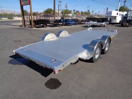 New 2026 Aluma * 8218 DT * 18Ft Tandem Axle 7k Aluminum Car Hauler w/ Spread Axles