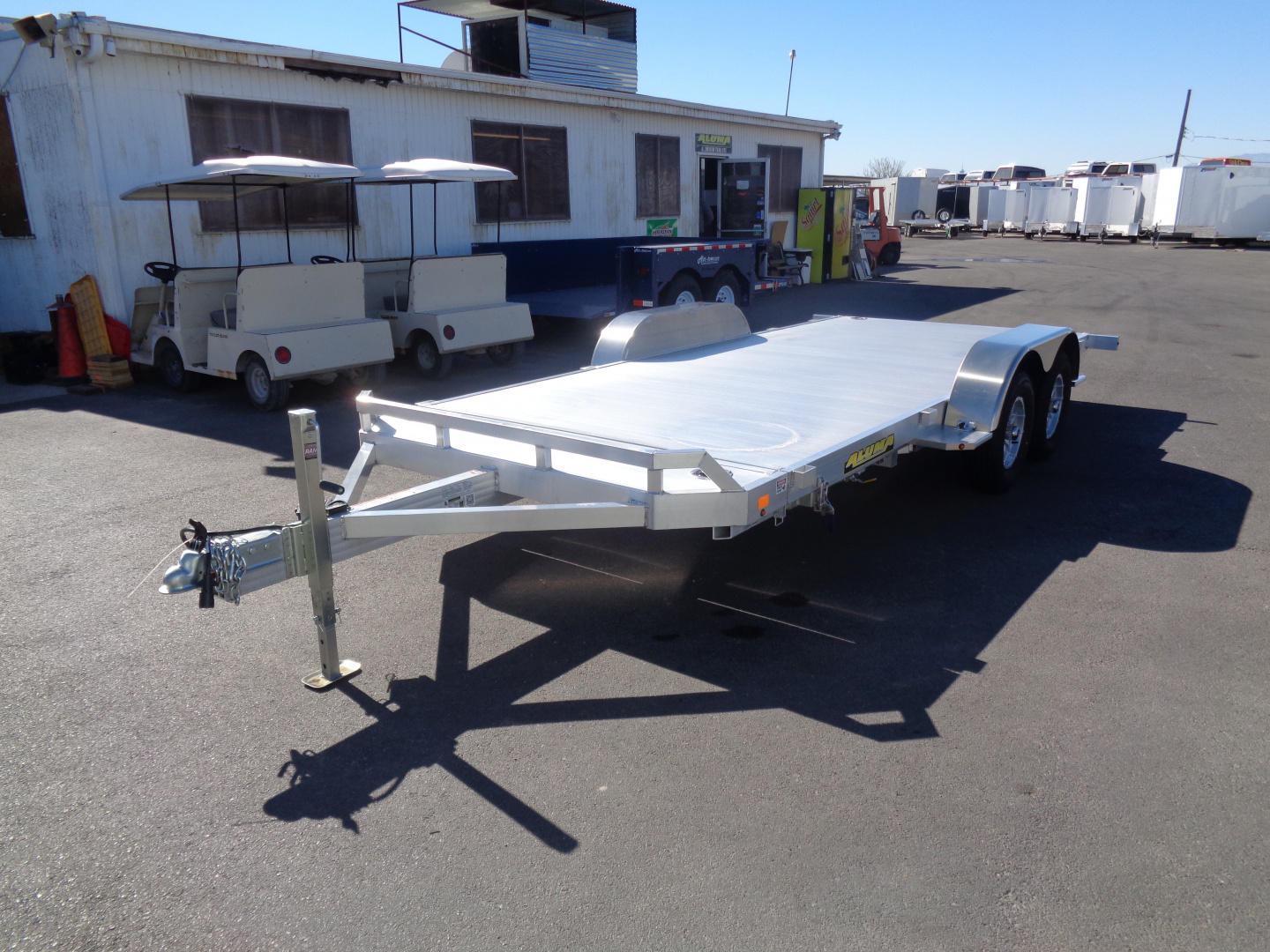 New 2026 Aluma * 8216 Tilt * 16Ft Aluminum Tilt 7k Car Hauler