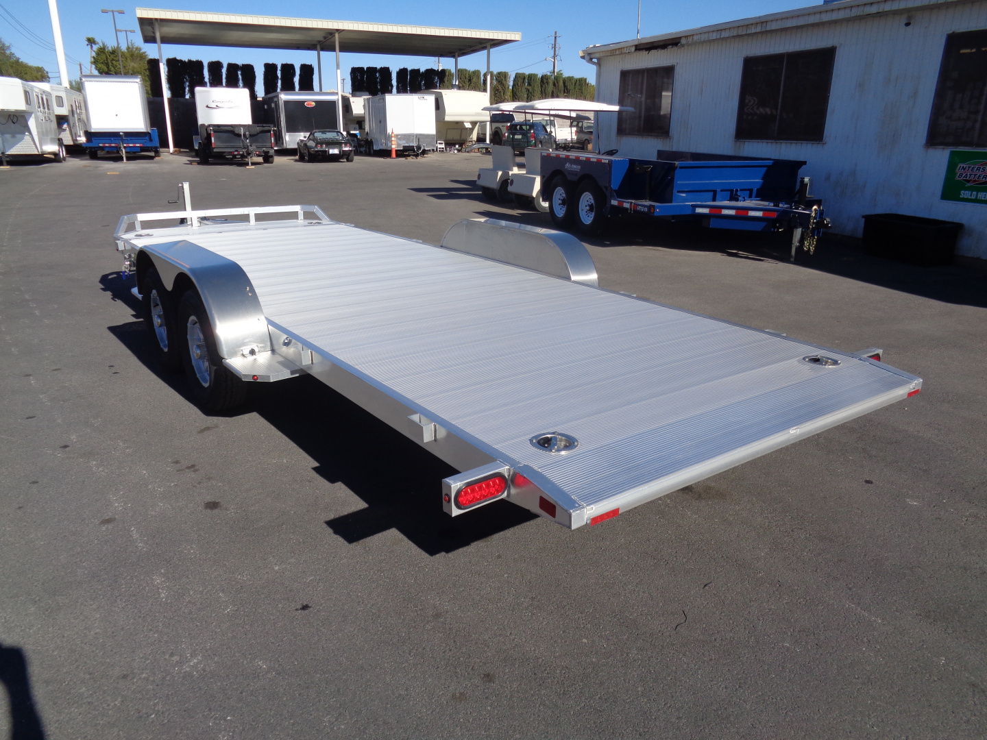 New 2026 Aluma * 8218 Tilt * 18Ft Aluminum Tilt 7k Car Hauler