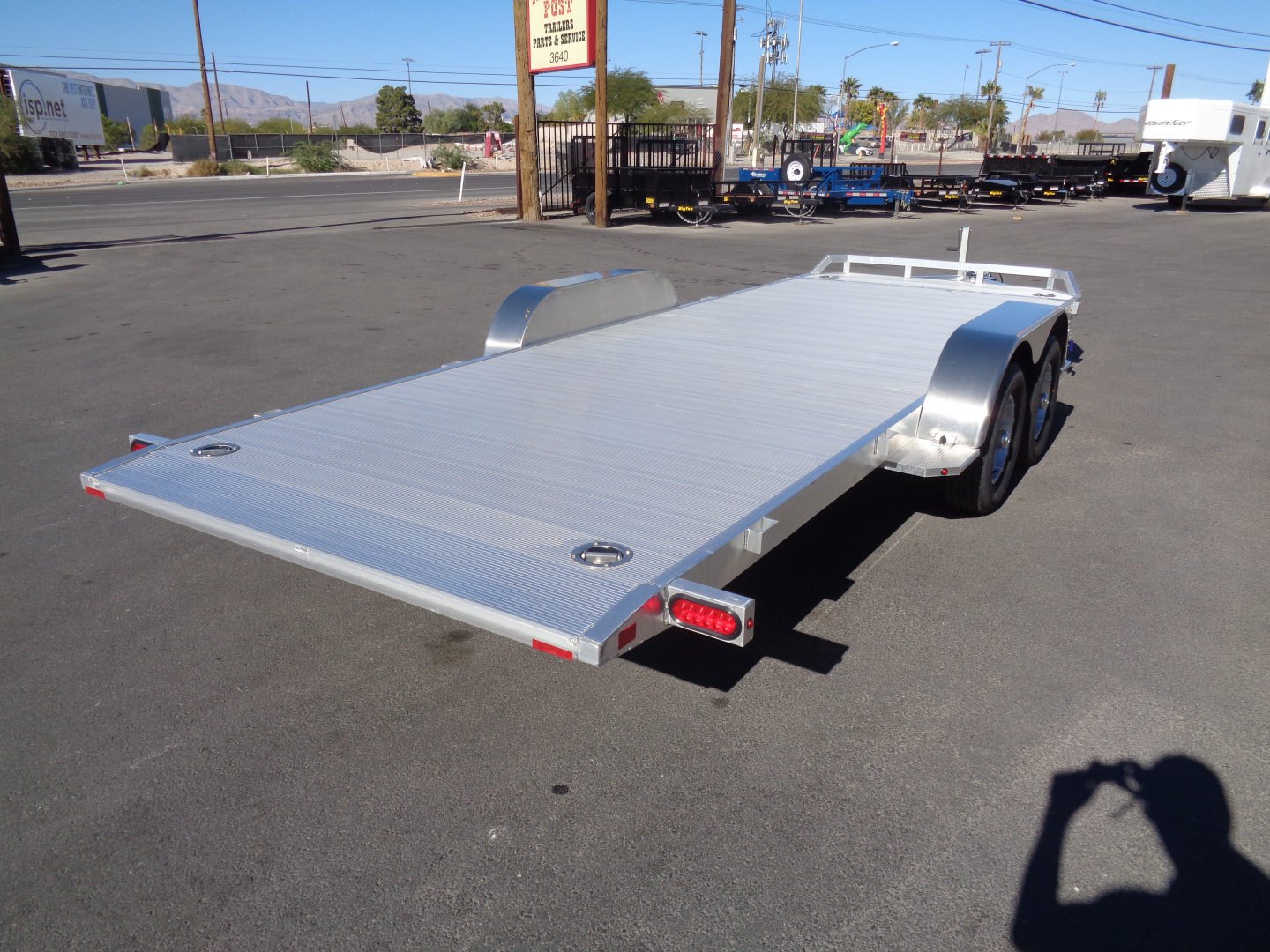 New 2026 Aluma * 8218 Tilt * 18Ft Aluminum Tilt 7k Car Hauler