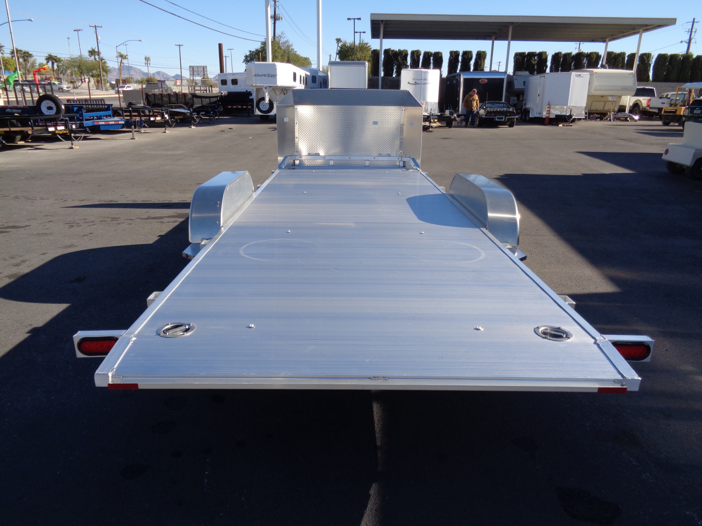 New 2026 ALUMA * 8218H-TILT-ANV * 18Ft Heavy Tilt Anniversary Edition 10k Car Hauler