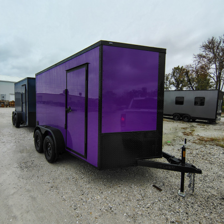 New 2026 Steel Pines Cargo 7x12 TA Cargo/Enclosed Trailer, 6'6  interior height, 35k axles, .080 polycore