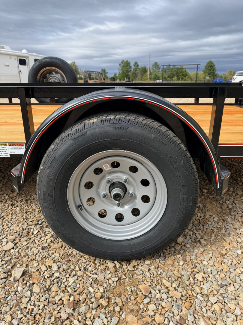 New 2026 Diamond T 83 in x 12 ft Single Axle Utility Trailer GVWR 2990 Rear Ramp Gate