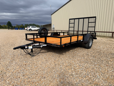 New 2026 Diamond T 83 in x 12 ft Single Axle Utility Trailer GVWR 2990 Rear Ramp Gate
