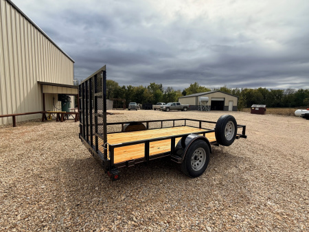 New 2026 Diamond T 83 in x 12 ft Single Axle Utility Trailer GVWR 2990 Rear Ramp Gate