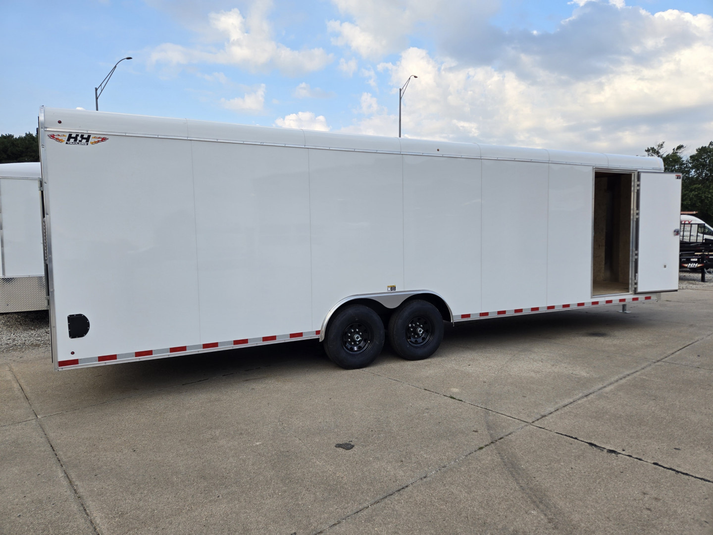 New 2026 H&H Trailers 8.5x28 HH Series Round Top V-Nose 14K Cargo / Enclosed Trailer