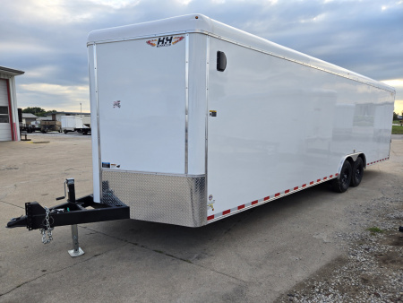 New 2026 H&H Trailers 8.5x28 HH Series Round Top V-Nose 14K Cargo / Enclosed Trailer