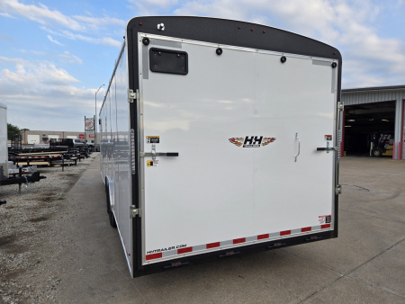 New 2026 H&H Trailers 8.5x28 HH Series Round Top V-Nose 14K Cargo / Enclosed Trailer