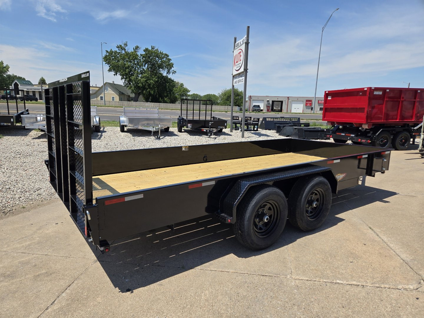 New 2026 H&H TRAILERS 82x16 Solid Side Utility Trailer 10K Tandem Utility Trailer