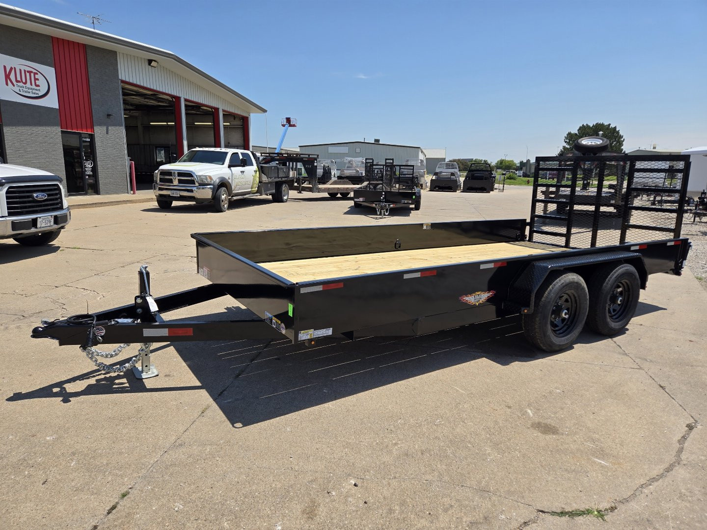 New 2026 H&H TRAILERS 82x16 Solid Side Utility Trailer 10K Tandem Utility Trailer