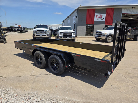 New 2026 H&H TRAILERS 82x16 Solid Side Utility Trailer 10K Tandem Utility Trailer