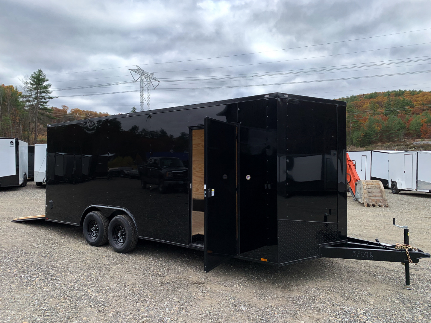 New 2026 SPARTAN 8.5X20+ 2ft V nose/ 7' Int Height/Blackout Package/ Ext. Tongue/ Polycore- 9990GVW