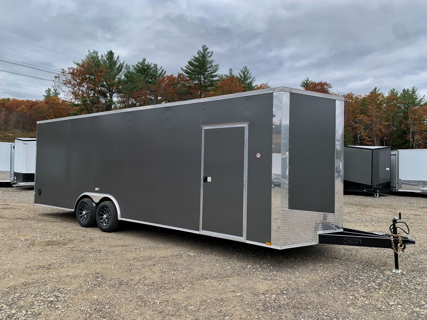 New 2026 SPARTAN 8.5X26 + 2ft V nose/ 7'6 Int Height /Polycore Exterior/ Ext. tongue / - 9990gvw