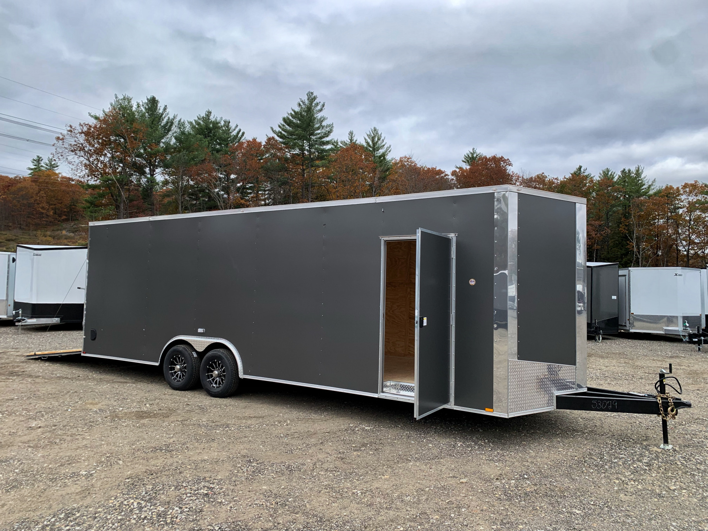 New 2026 SPARTAN 8.5X26 + 2ft V nose/ 7'6 Int Height /Polycore Exterior/ Ext. tongue / - 9990gvw