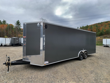 New 2026 SPARTAN 8.5X26 + 2ft V nose/ 7'6 Int Height /Polycore Exterior/ Ext. tongue / - 9990gvw