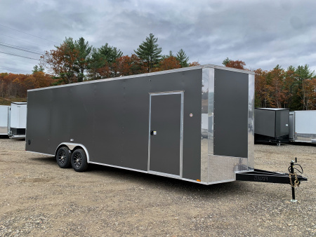 New 2026 SPARTAN 8.5X26 + 2ft V nose/ 7'6 Int Height /Polycore Exterior/ Ext. tongue / - 9990gvw