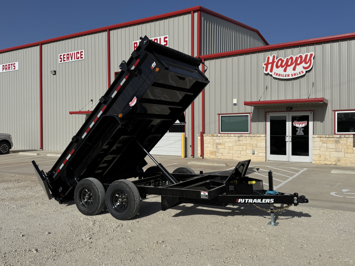 New 2026 PJ 72"x12' BP Tandem Axle Dump w/ 20" Sides – D3