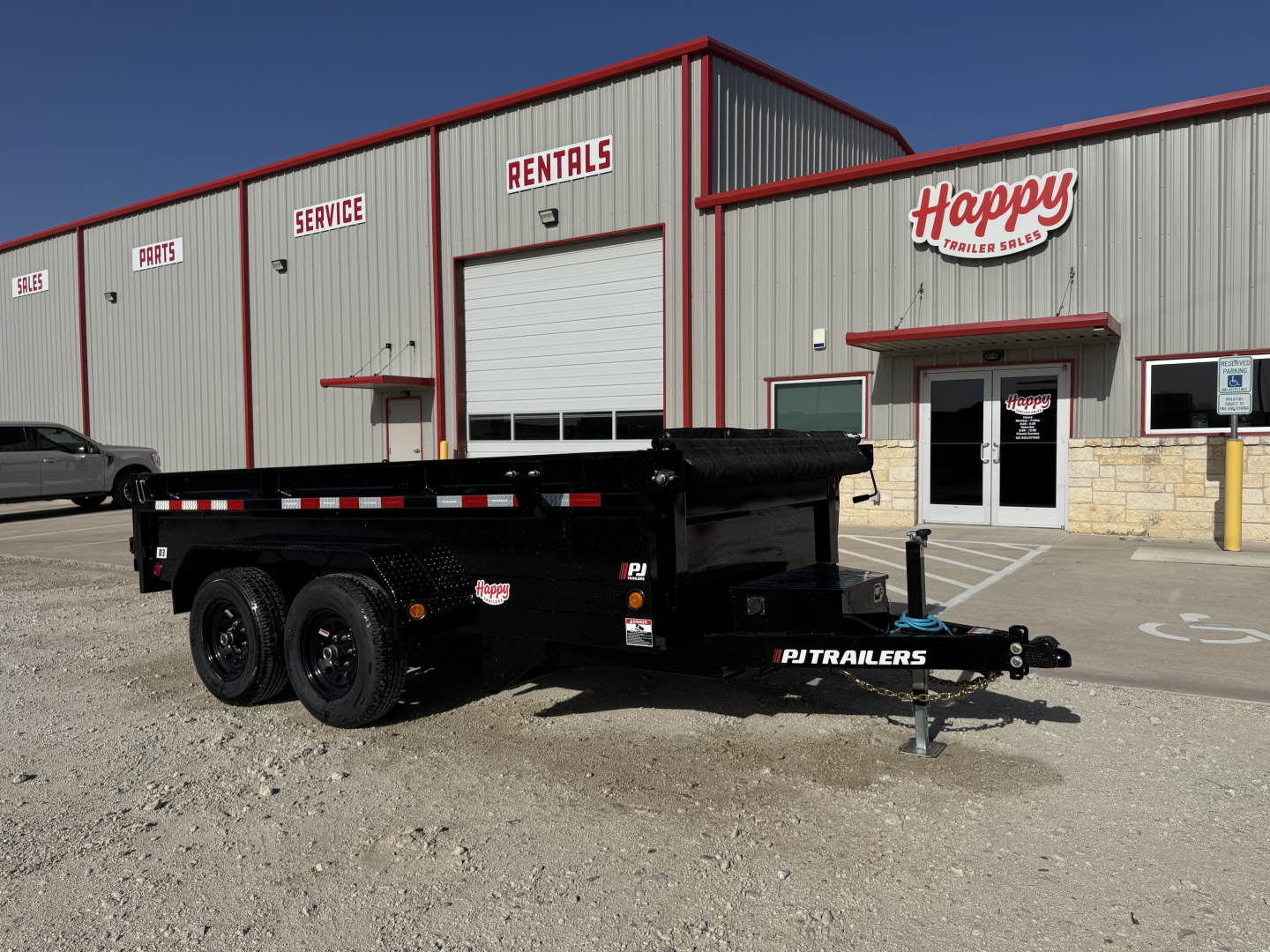 New 2026 PJ 72"x12' BP Tandem Axle Dump w/ 20" Sides – D3