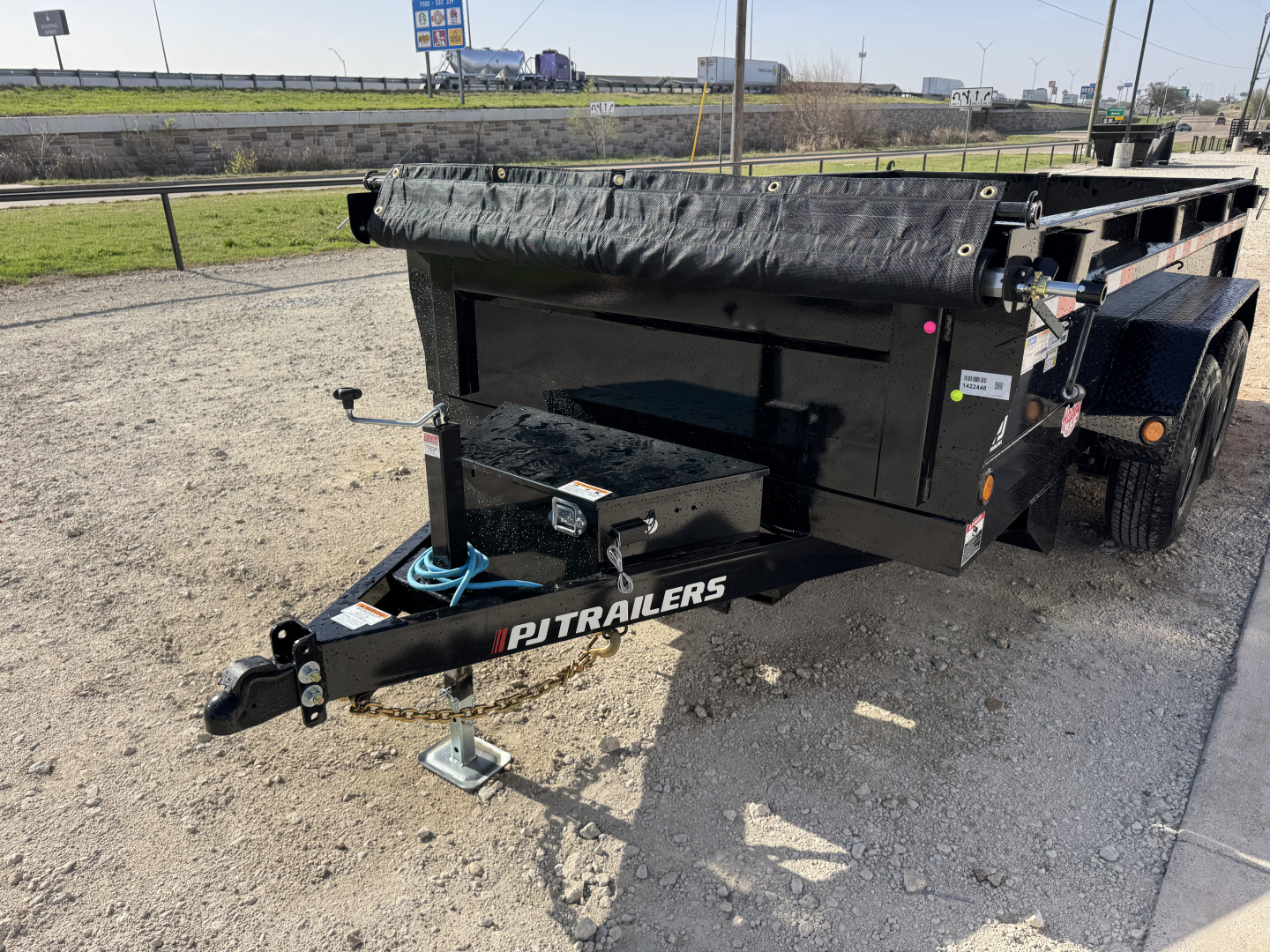 New 2026 PJ 72"x12' BP Tandem Axle Dump w/ 20" Sides – D3