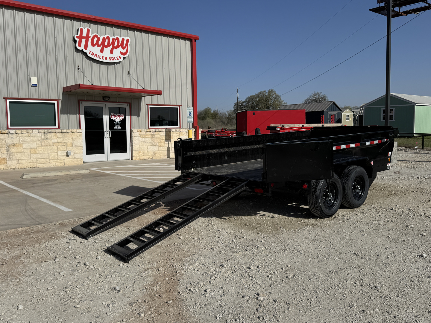 New 2026 PJ 72"x12' BP Tandem Axle Dump w/ 20" Sides – D3