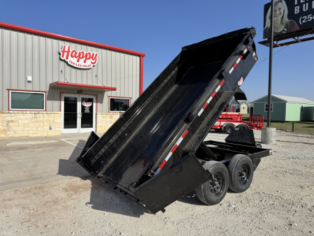 New 2026 PJ 72"x12' BP Tandem Axle Dump w/ 20" Sides – D3
